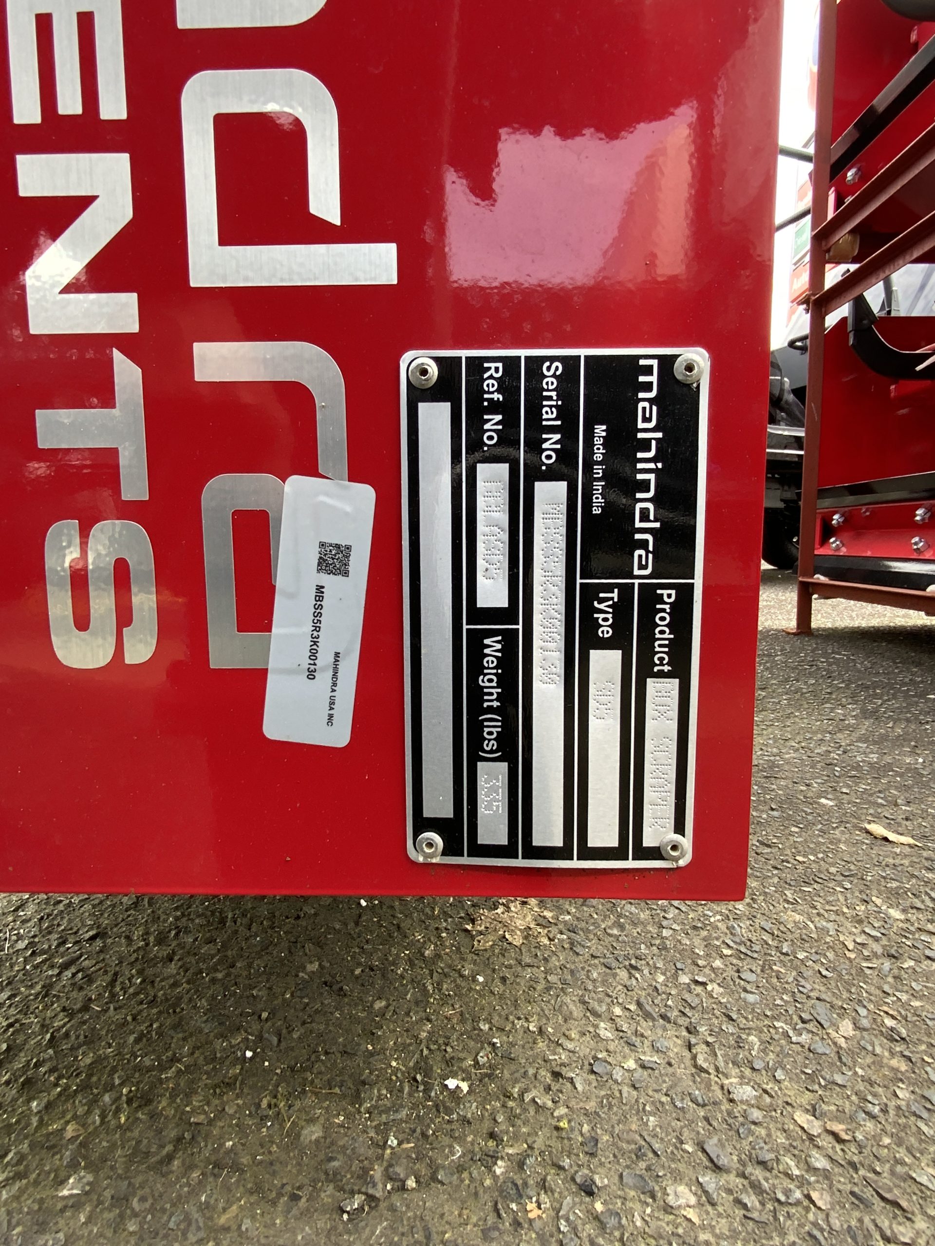 Mahindra SD5 Box Scraper with Ripper Shanks | 5 Ft, Cat I 3-Point Hitch Tractor Implement - image 2 of 2
